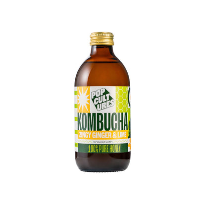 ZINGY GINGER & LIME Jun Kombucha