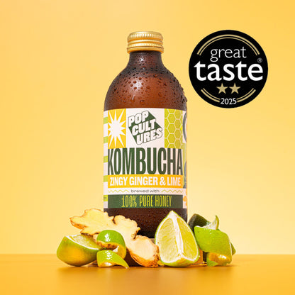 ZINGY GINGER & LIME Jun Kombucha