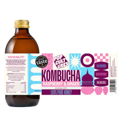 RASPBERRY & GINGER Jun Kombucha